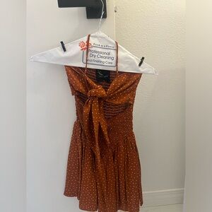 Blue Life Earth Angel Romper XS brown/cream polka dot